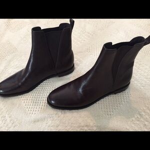 Via Spiga short brown leather boots size 8.5
